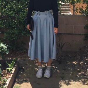 Hm denim maxi skirt